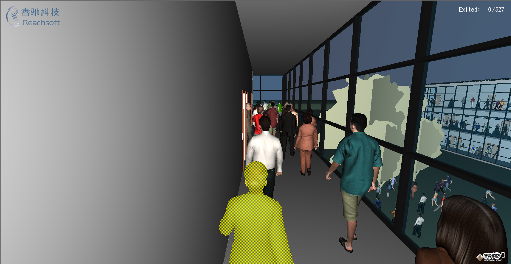 南通消防安全評估南通人員疏散能力模擬分析軟件Pathfinder10