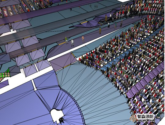 南通消防安全評估南通人員疏散能力模擬分析軟件Pathfinder3