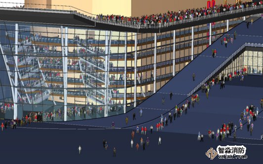 南通消防安全評估南通人員疏散能力模擬分析軟件Pathfinder6